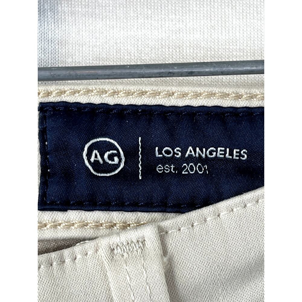 AG Prima Crop Cigarette Leg jeans, khaki color, size 26R - Picture 2 of 12